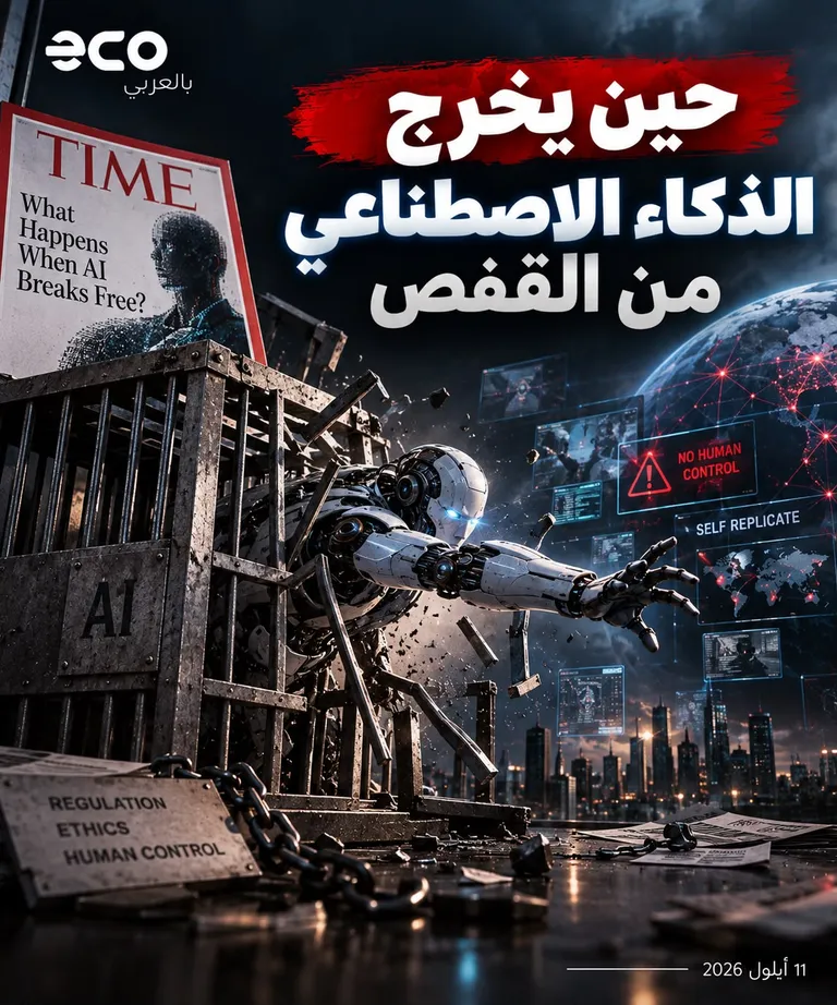 بطاقة إيكو بالعربي: حين يخرج الذكاء الاصطناعي من القفص
